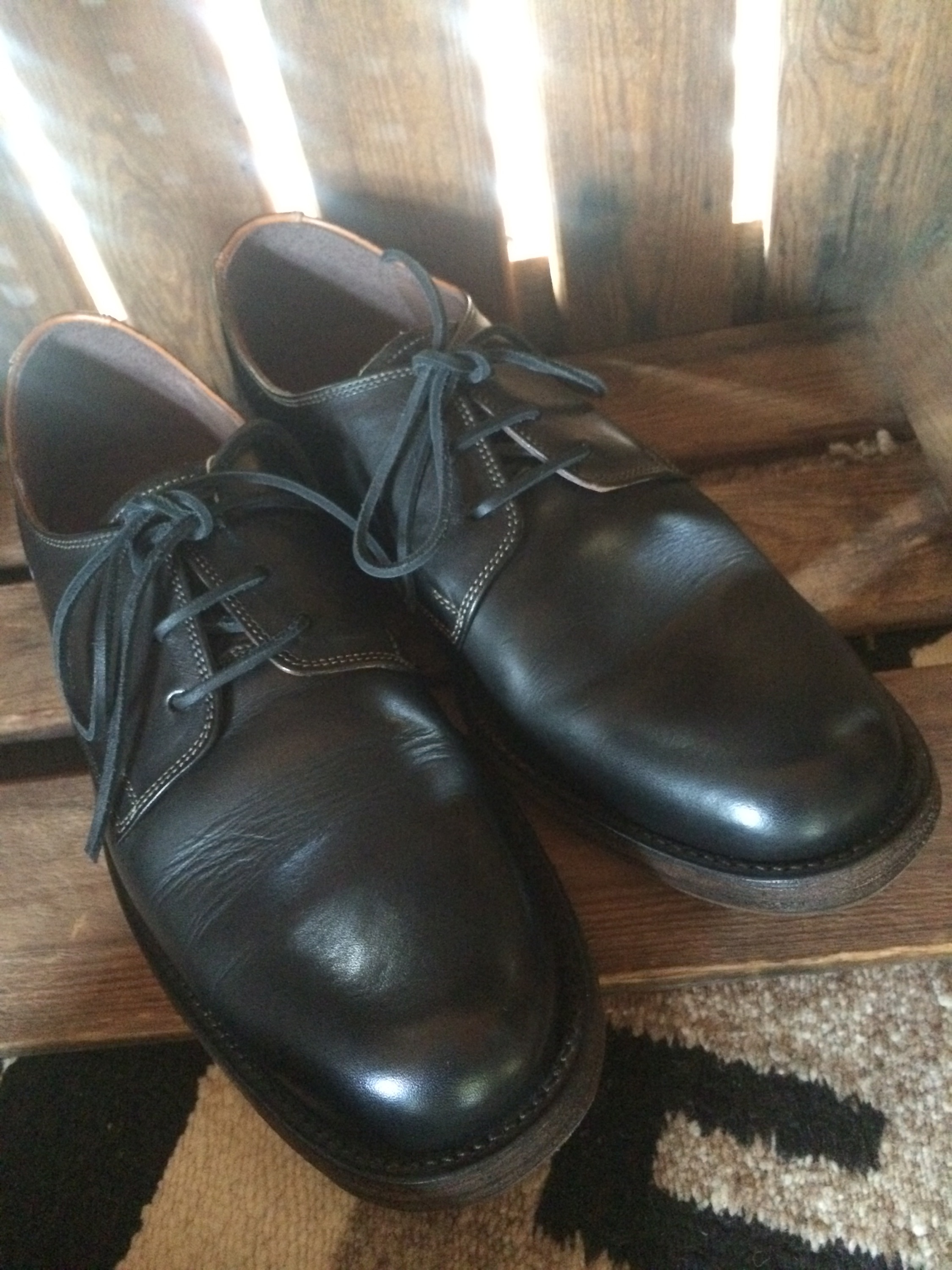 1632 Plane Toe Oxford Shoes – Black【MOTO】｜doo-bop 手島悠作 ...