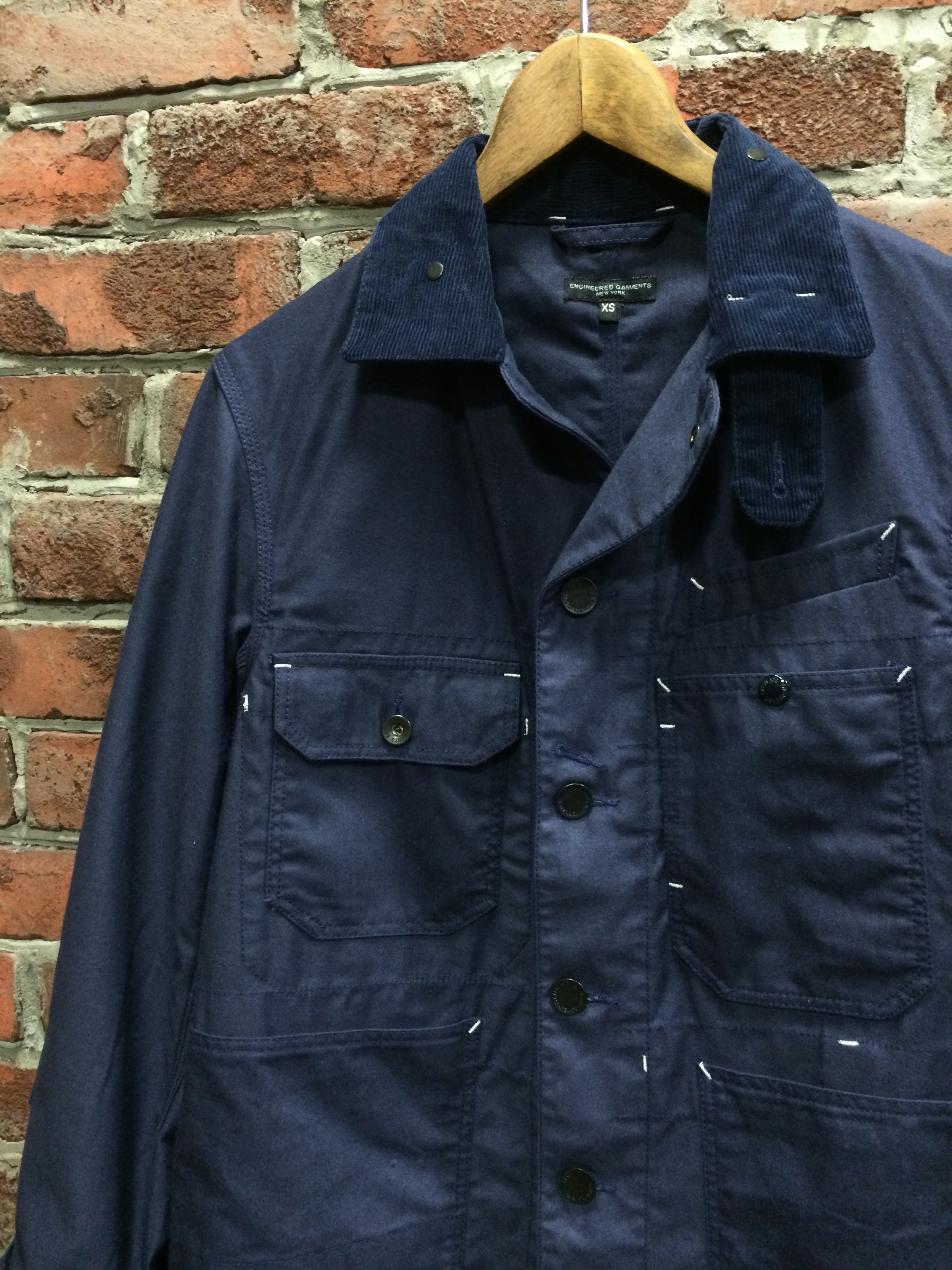 Coverall Jacket – Nyco Reversed Sateen【Engineered Garments