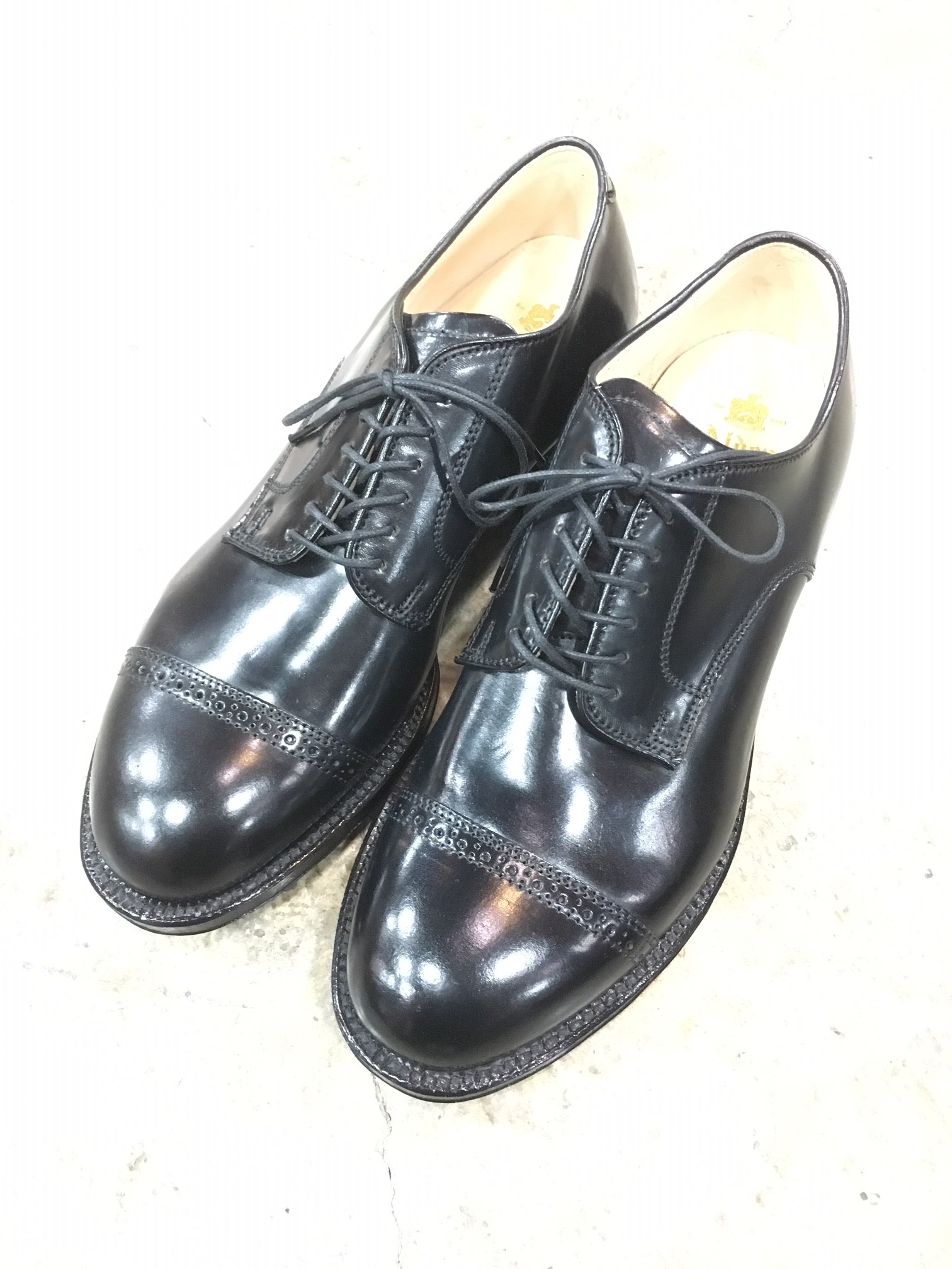 ALDEN 56251 ブラックコードバン US10 1/ 2D 【返品不可】 - www