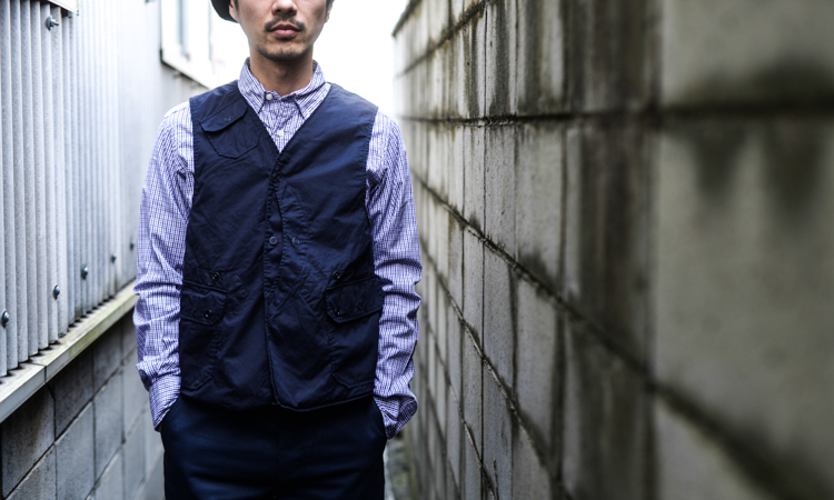 7,380円Engineered Garments   Upland vest indigo