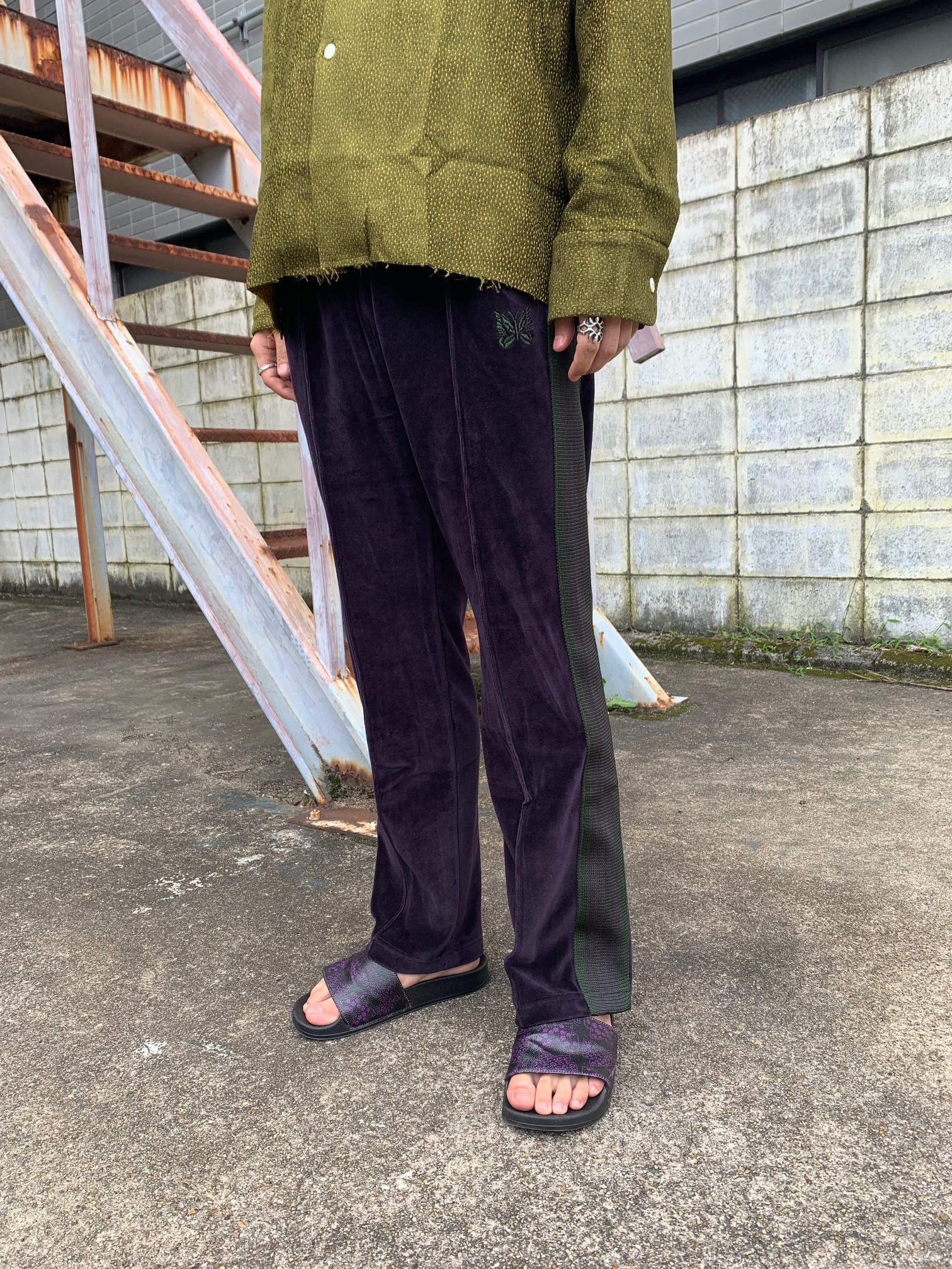 日本専門店 NERDY corduroy velvet track pants パンツ | www.qeyadah.com